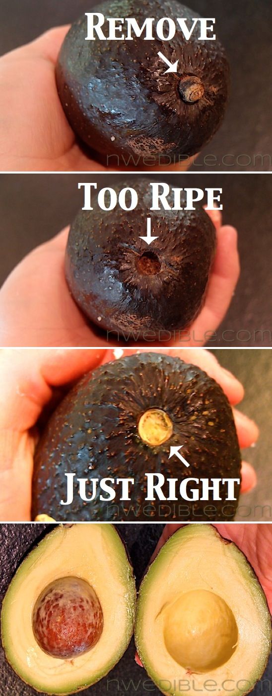 Simple trick to buying perfectly ripe avocados. Where has this been all of my li