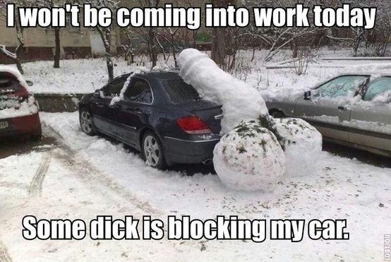 Some D*ck's Blocking My Car