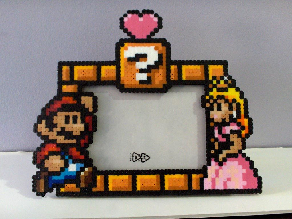 Super Mario and Princess Peach Photo Frame