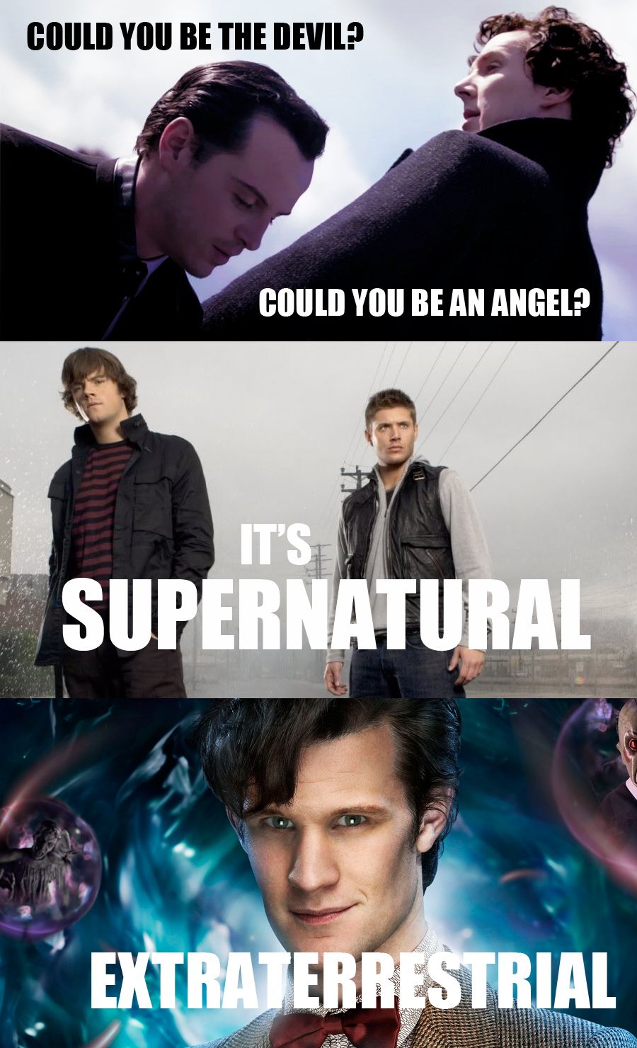 That awkward moment when you realize Katy Perry was singing about SuperWhoLock.