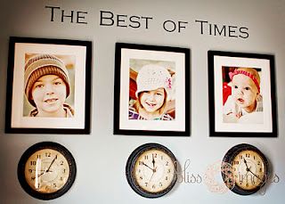 "The Best of Times"–clocks stopped at the times on which your childre