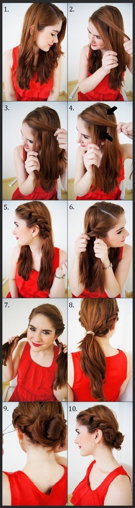 The Twisty Updo hair tutorial