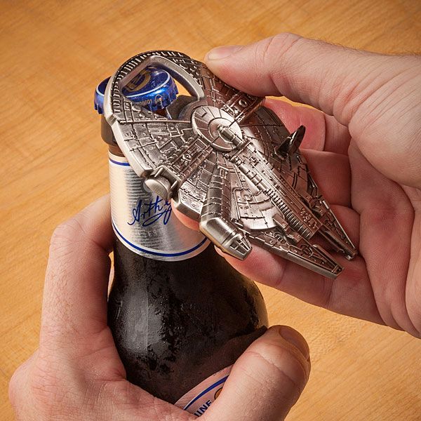 ThinkGeek :: Star Wars Millennium Falcon Bottle Opener.