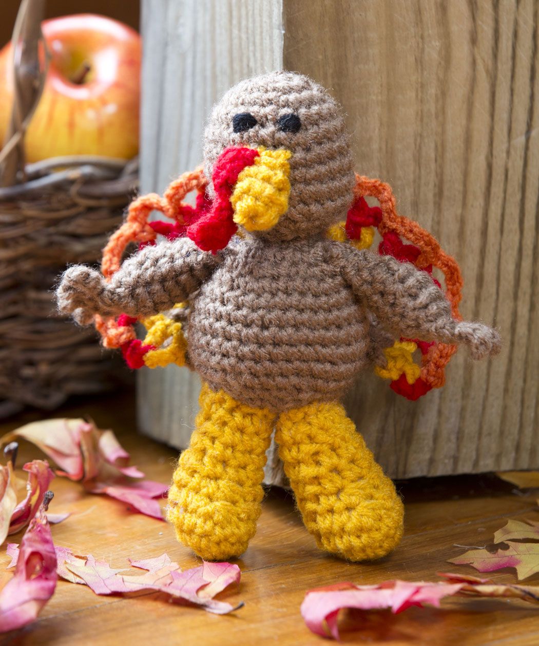 Tom Turkey Crochet Pattern  #redheartyarn   Made several of these for Tday so fa