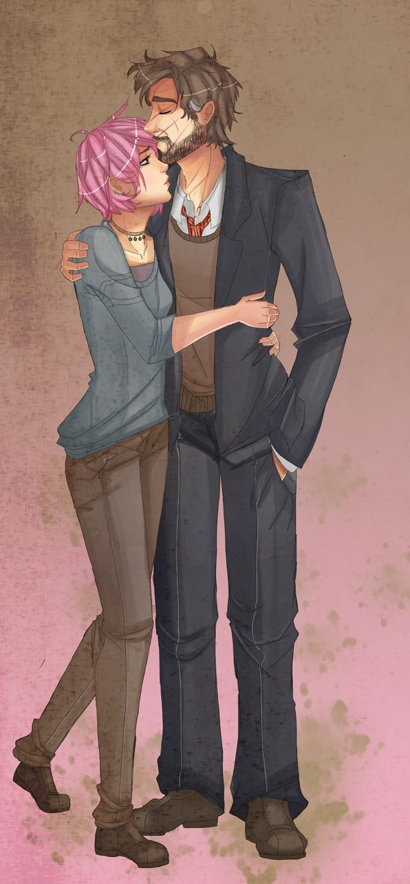 Tonks and Lupin. :) and ;( combo.