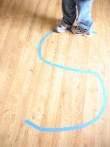 Walking the S – Great kinesthetic activity for kids learning the alphabet. Works