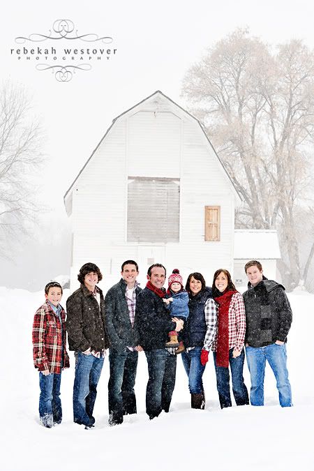 Winter family photos