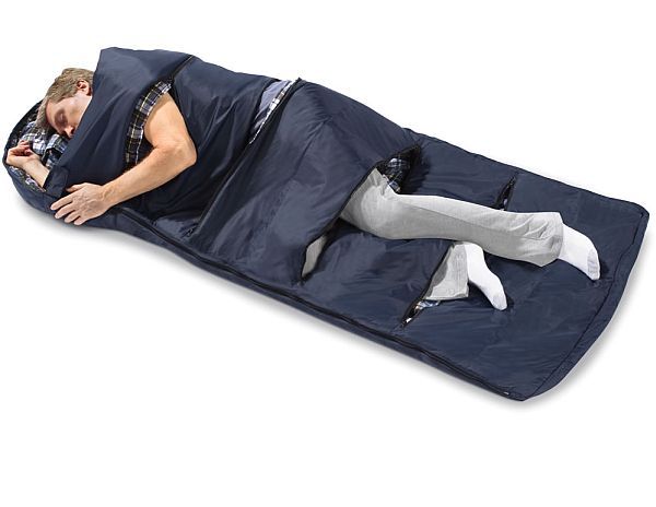 Zippered Vents Sleeping Bag lets you personalize your sleeping needs