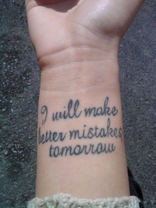 a reminder to always learn from your never ending mistakes in life ♥