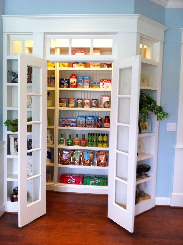 add a pantry to a corner by building the wall out – Oh my heavens, this is stink