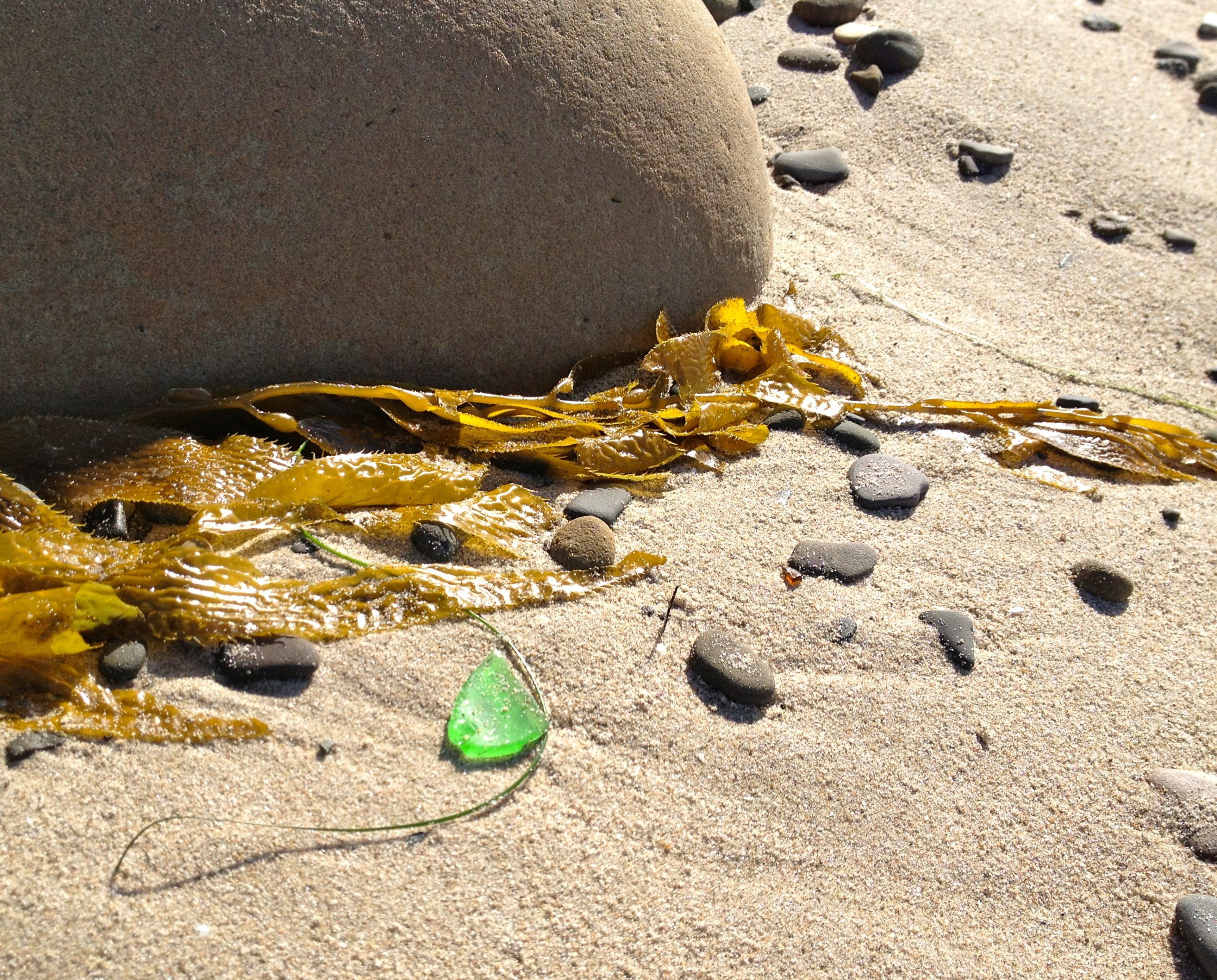 Sea Glass on Santa Barbara Dog Beach -   Best places to find sea glass