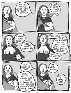 breast feeding cartoon