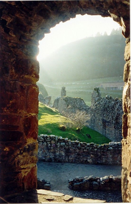 castle view of loch ness, Scotland