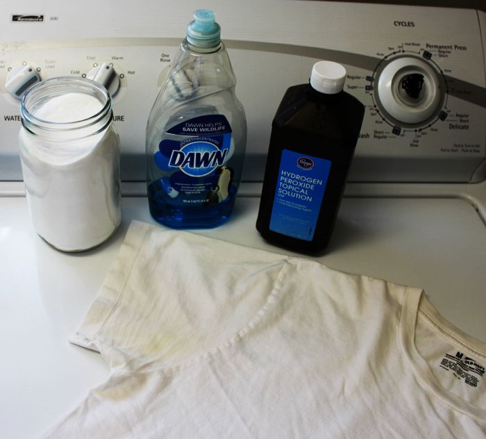 cleaning underarm stains