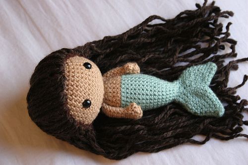 crocheted mermaid ♥