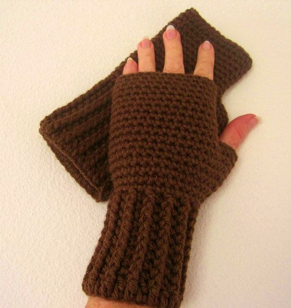 Crocheted Fingerless Gloves / Wrist Warmers by michellescrochet -   Crocheted wrist warmers