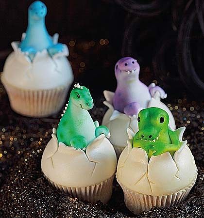 dinosaur cupcakes