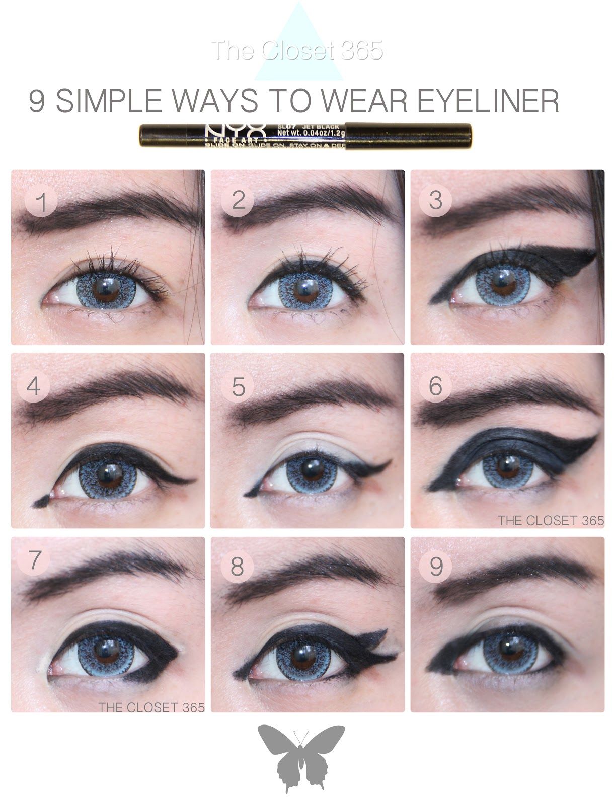 Eyeliner – Different ways – Collection