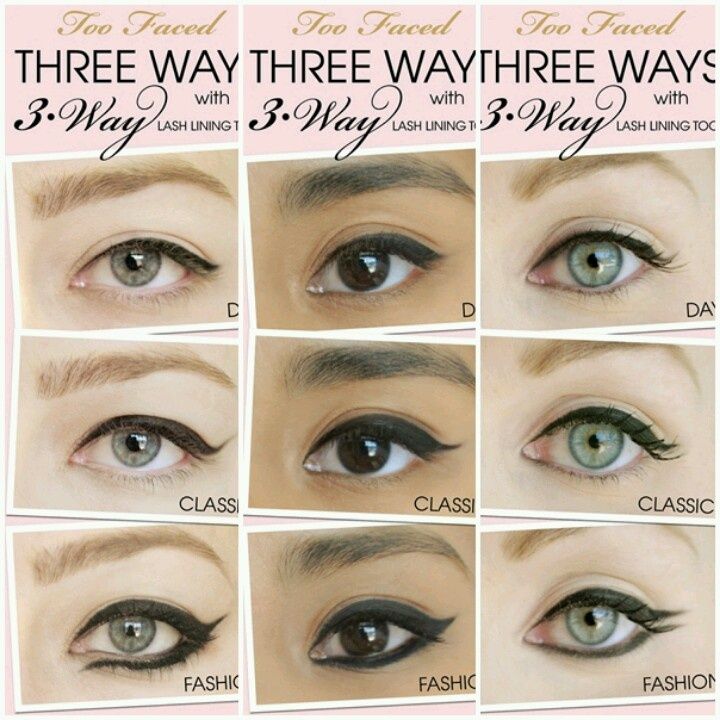 Different ways to do eyeliner -   Eyeliner – Different ways – Collection