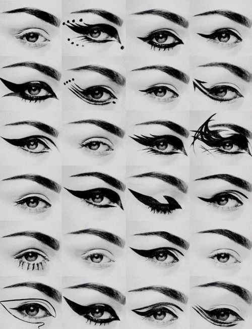 different ways to apply eyeliner -   Eyeliner – Different ways – Collection