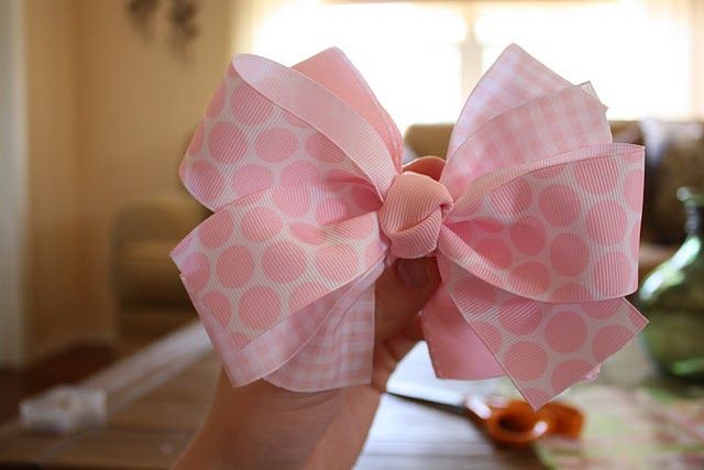 how to make hair bows~this is the easiest way I have found and they are by far t