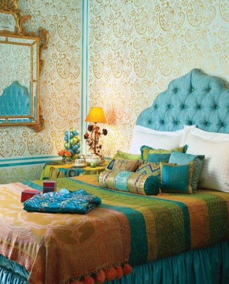 indian inspired bedroom