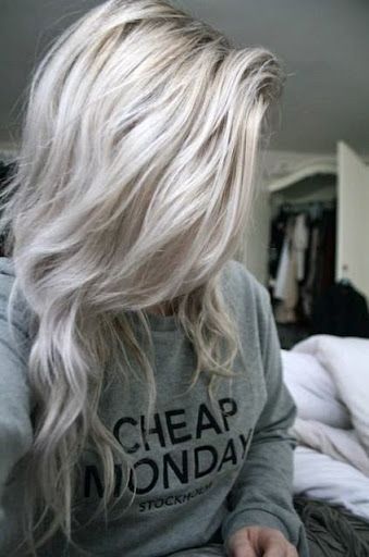 5. Attractive Silver Blonde Long Hairstyles In Trend -   Best Blonde Hairstyles In Trend
