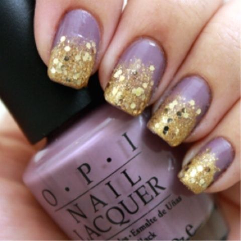 love the Purple & Gold #Nails