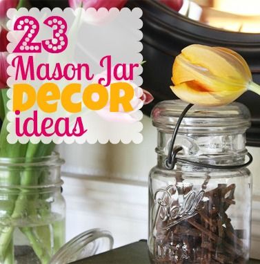 mason jar decor ideas