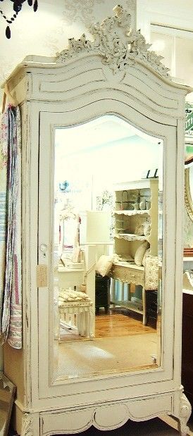 mirrored armoire