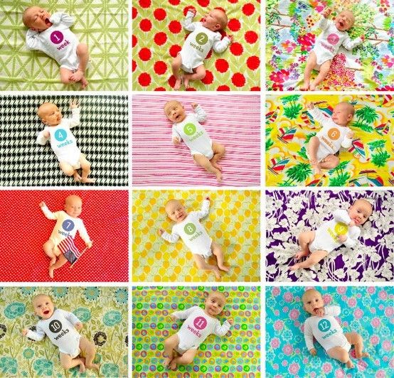 Baby Monthly Photos Ideas