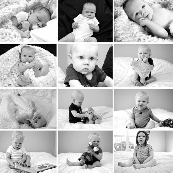Baby Monthly Photos Ideas