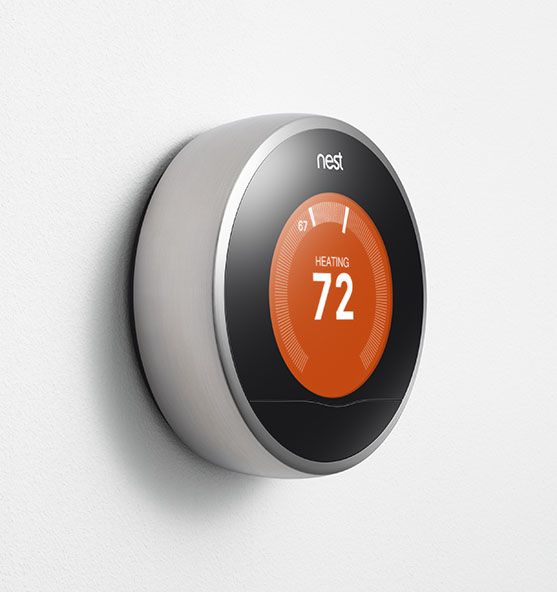 nest, the learning thermostat.