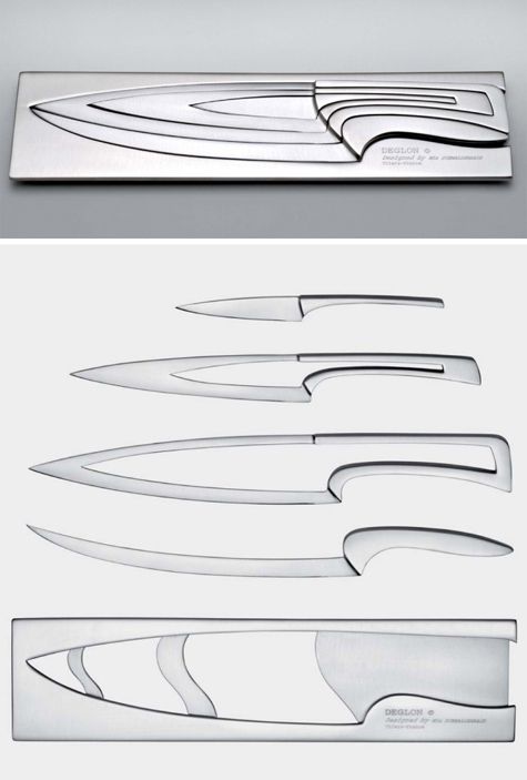 nesting knife set > designed by mia schmallenbach for degion