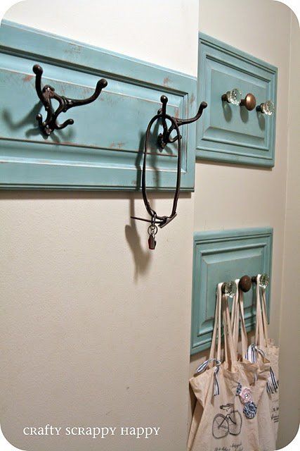 Embellish Your Entryway With These Lovely Hooks -   31 DIY Ideas How To Use Old Windows