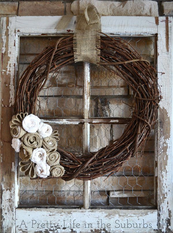 Lovely Holiday Decoration -   31 DIY Ideas How To Use Old Windows