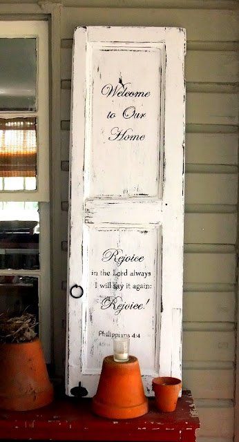 Embellish The Entryway of Your House with a Personalized Decoration -   31 DIY Ideas How To Use Old Windows