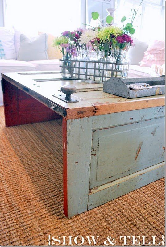 Lovely Coffee Table for Your Living Room -   31 DIY Ideas How To Use Old Windows
