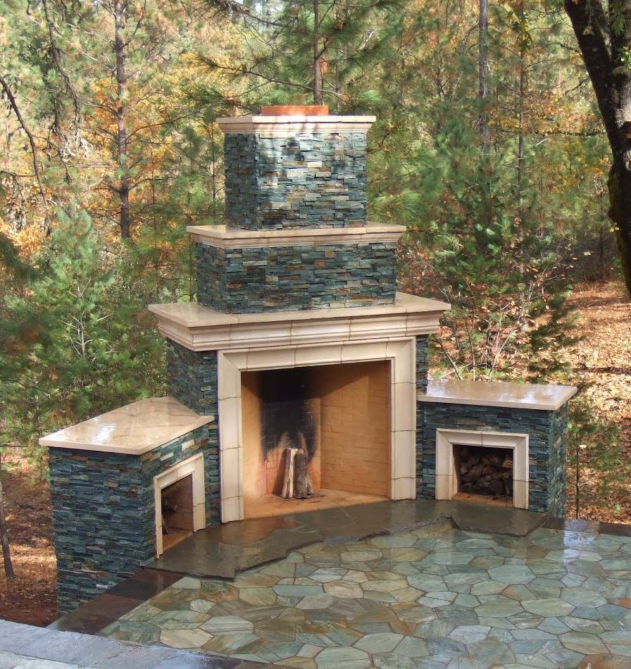 Live Fire Cooking Theater -   Outdoor Fireplace Ideas