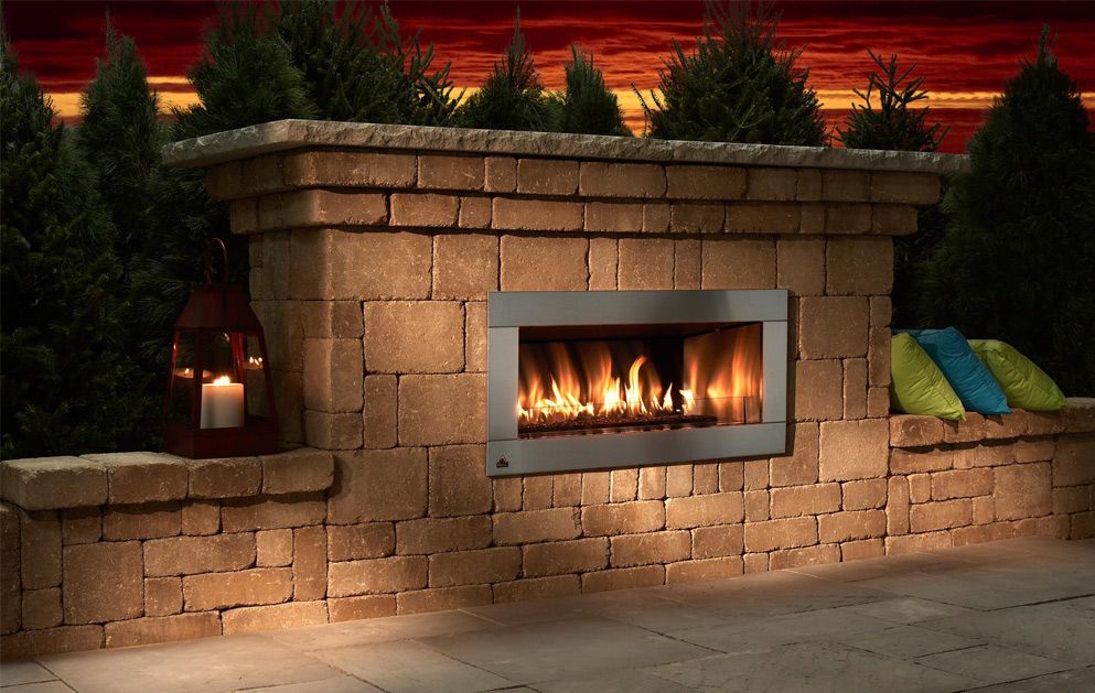 Outdoor Gas Fireplace Kits Contemporary fireplace kit necessories ... -   Outdoor Fireplace Ideas