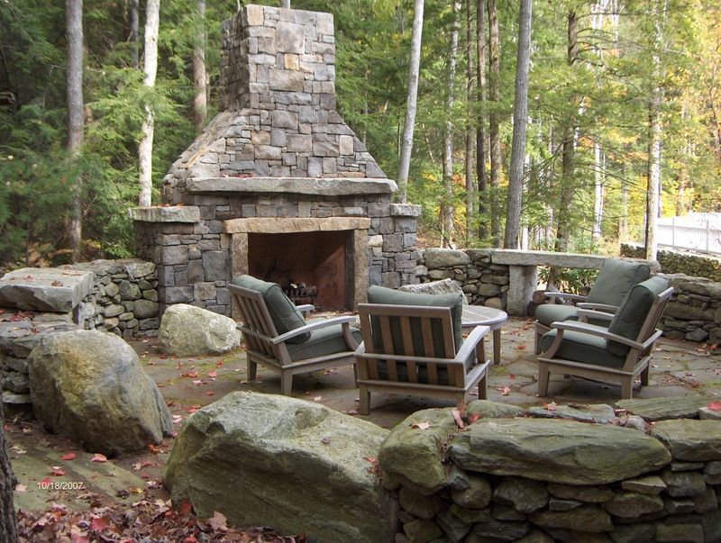 Outdoor Fireplace Designs Ideas Pictures -   Outdoor Fireplace Ideas