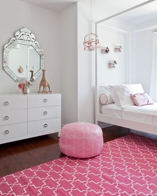 pretty pink bedroom