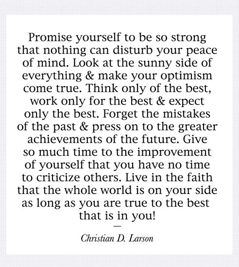 promise yourself #quote