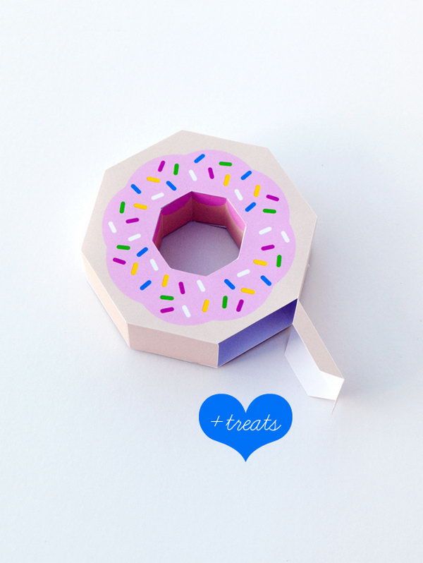 Donut Gift Boxes -   DIY Gift Box Ideas