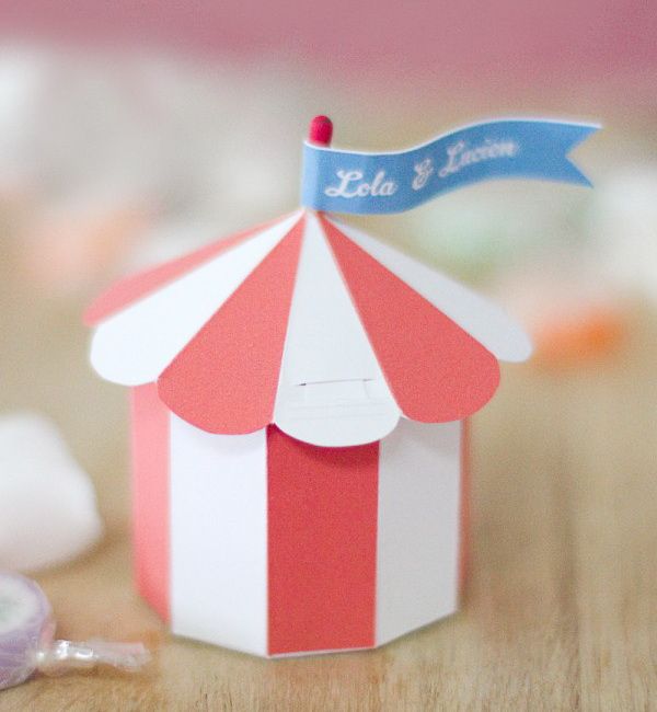 Circus Tent Gift Box -   DIY Gift Box Ideas