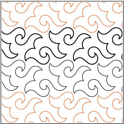 quilting pantograph pattern Lorien Quilting -   Quilting patterns