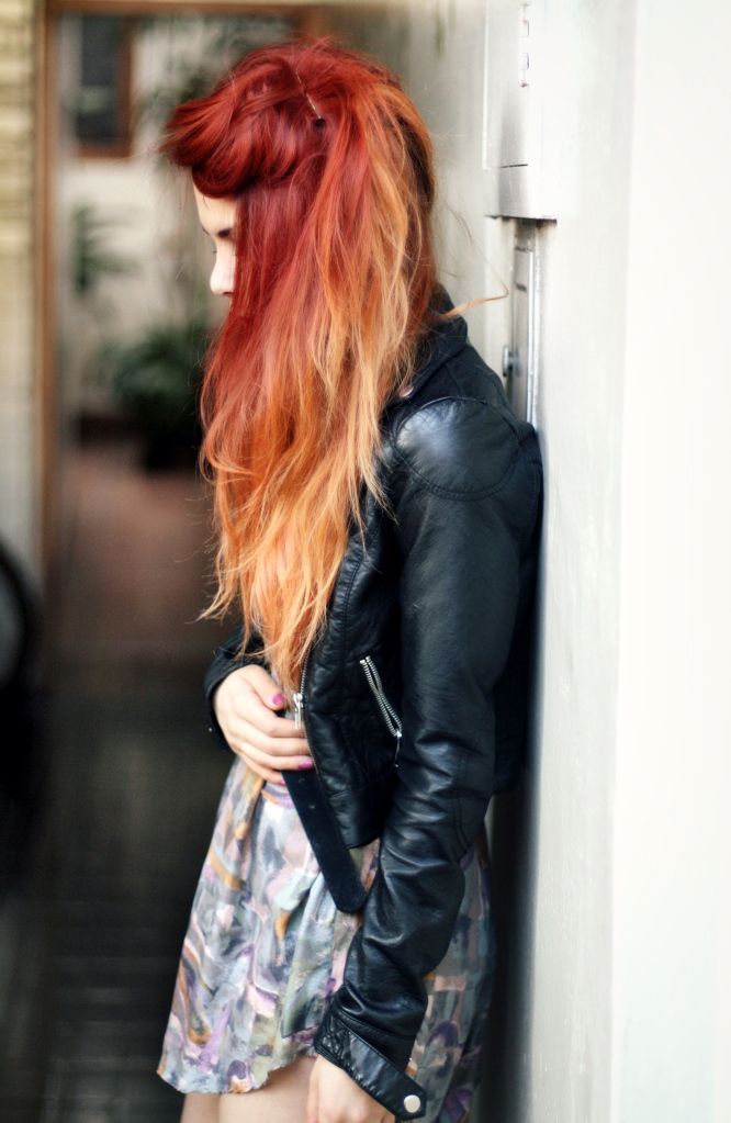 Red Ombre Hair