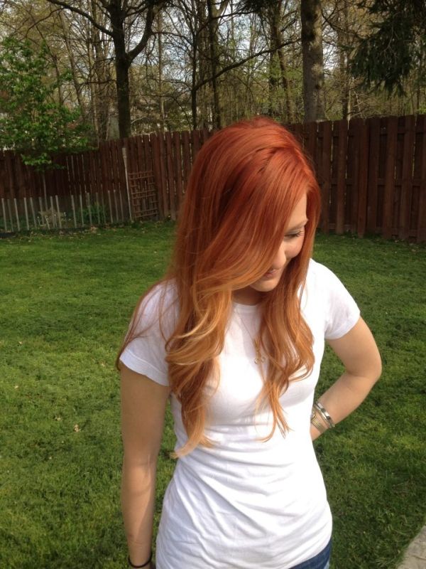 Red Ombre Hair