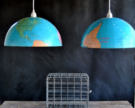 Never throw out a broken globe: -   How To Reuse Your Broken Things