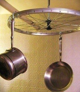 Or a pot rack. -   How To Reuse Your Broken Things